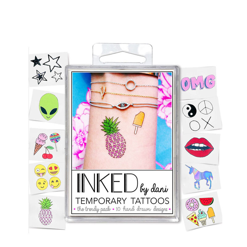 INKED by Dani Trendy Temporary Tattoo Pack image number 0