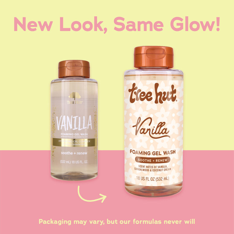Tree Hut Vanilla Foaming Gel Body Wash image number 1
