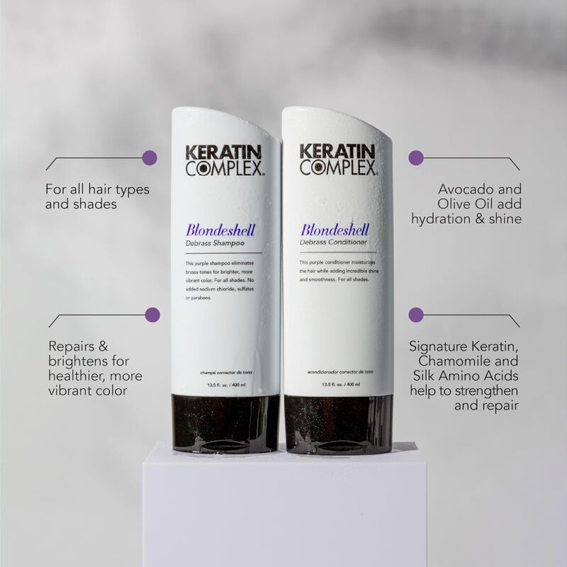 Keratin Complex Blondeshell Debrass Shampoo image number 3