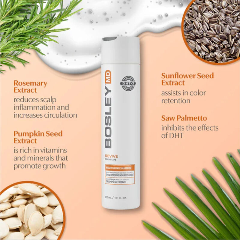 Bosley BosRevive Color Safe Nourishing Shampoo image number 2