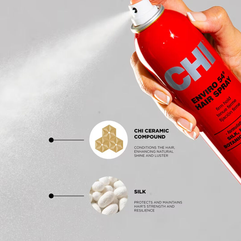 CHI Enviro 54 Firm Hold Hairspray image number 3