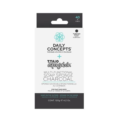 Daily Concepts + Esponjabon Soap Sponge Charcoal