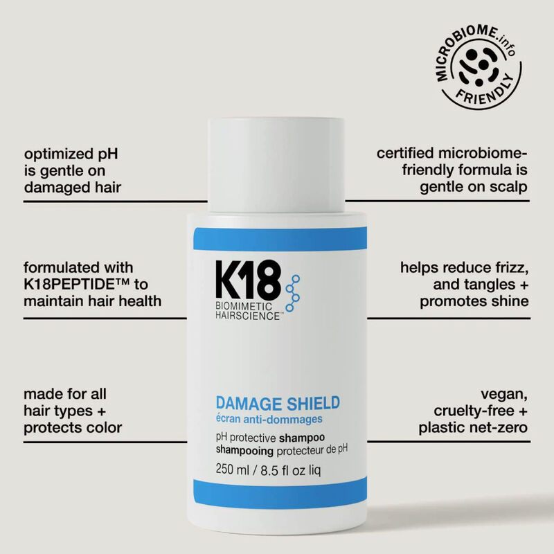K18 Damage Shield pH Protective Shampoo image number 2
