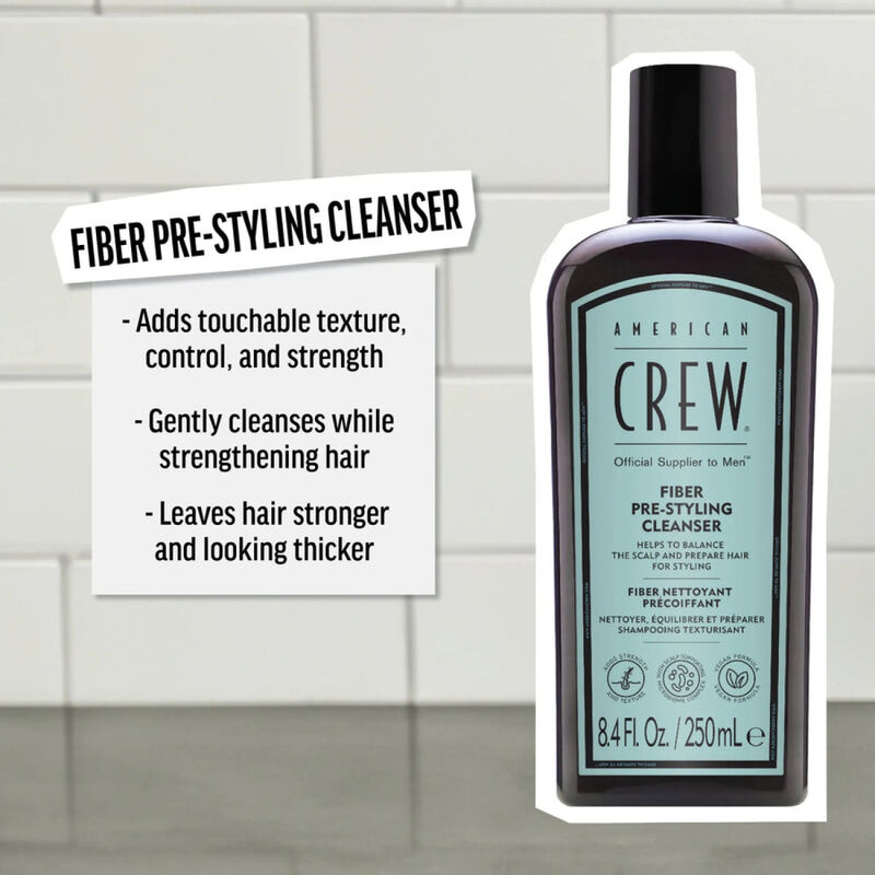 American Crew Fiber Pre-Styling Shampoo image number 3
