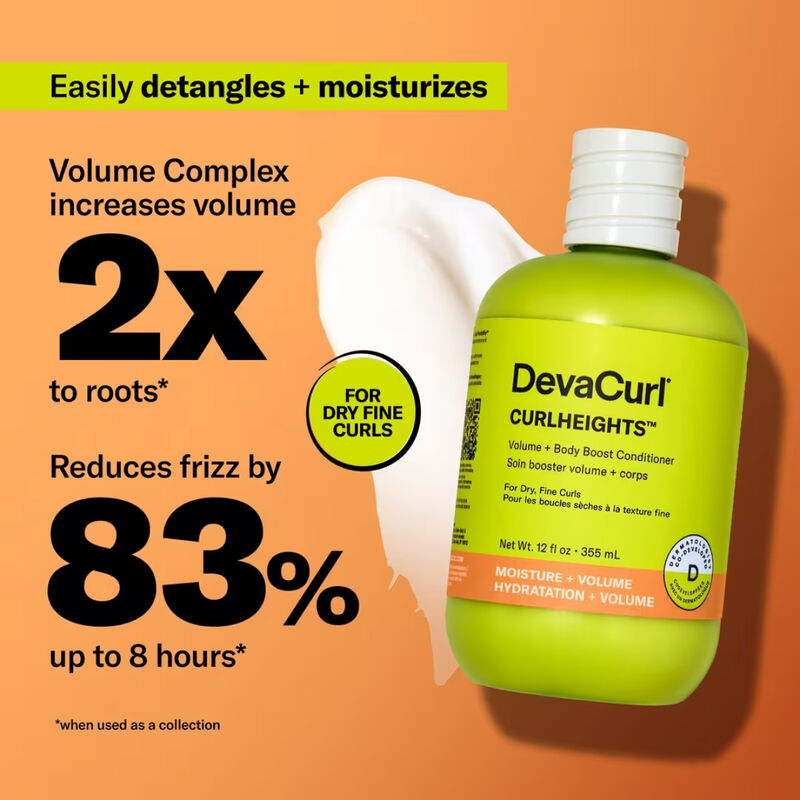 DevaCurl CurlHeights Volume + Body Boost Conditioner image number 2