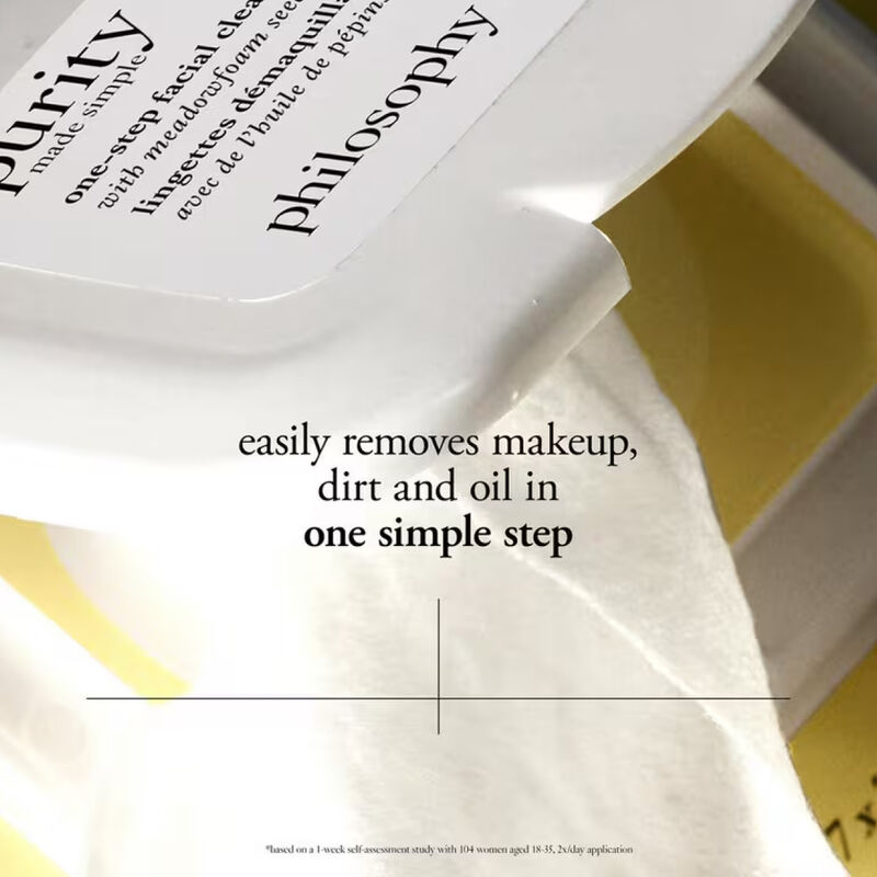 philosophy Purity Made Simple Facial Cleansing Wipes 30ct image number 1