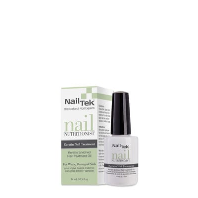 Nail Tek Nail Nutritionist Keratin Oil Nail Treatment for Weak, Damaged Nails