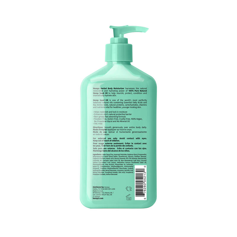 Hempz Cucumber & Aloe Herbal Body Moisturizer image number 1