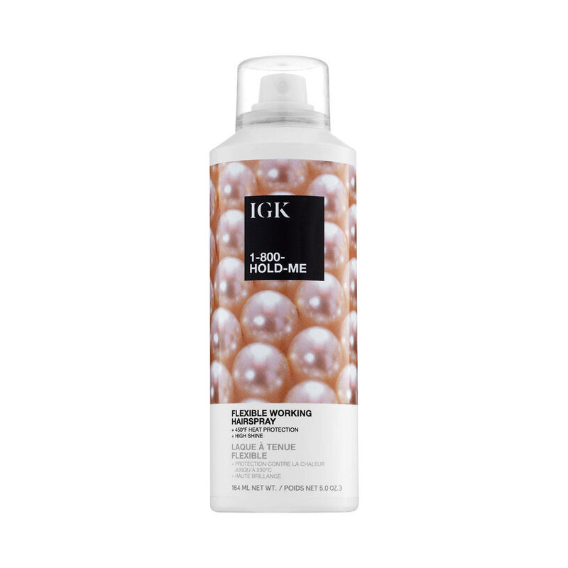 IGK 1-800-HOLD-ME No-Crunch Flexible Hold Hairspray image number 0