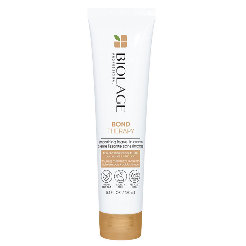 Biolage Bond Therapy Smoothing Leave-In Cream for Overprocessed, Damaged Hair image number 0