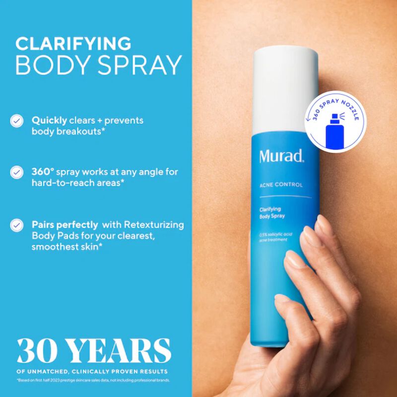Murad Acne Control Clarifying Body Spray 6oz image number 2