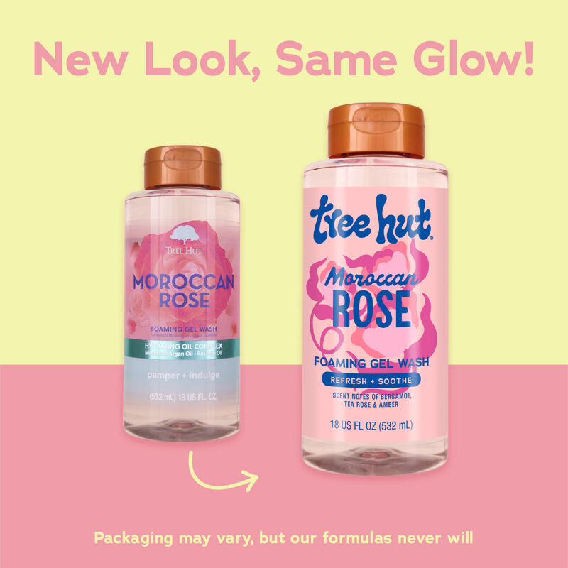 Tree Hut Moroccan Rose Foaming Gel Body Wash image number 1