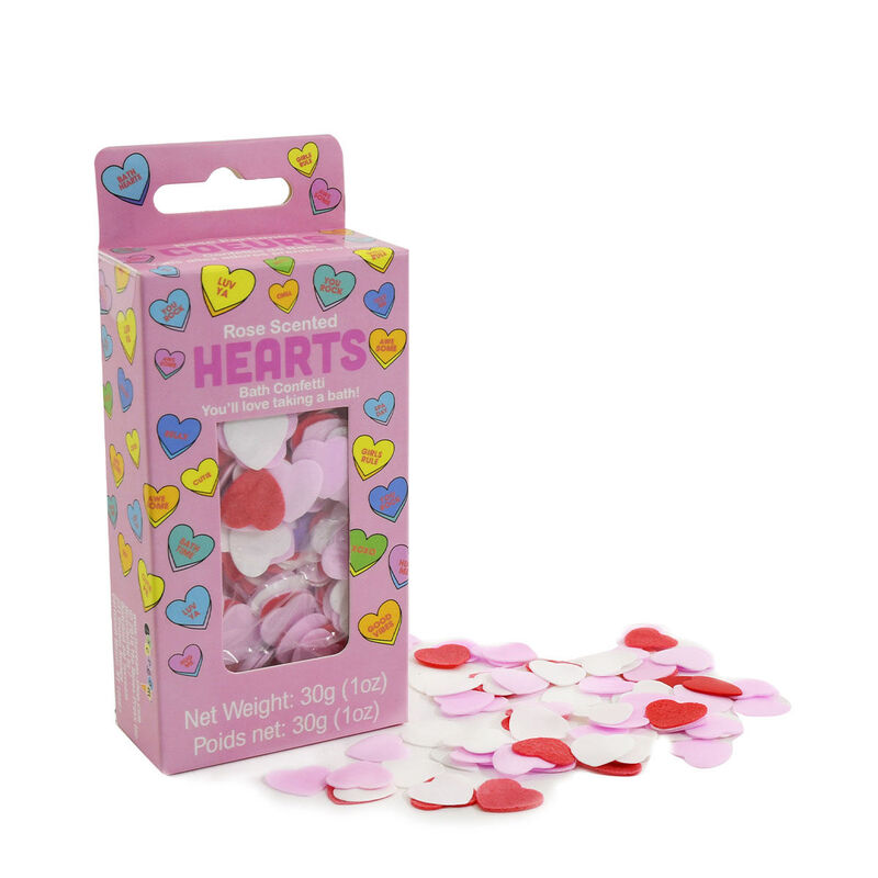 iscream Rose Scented Hearts Bath Confetti image number 0