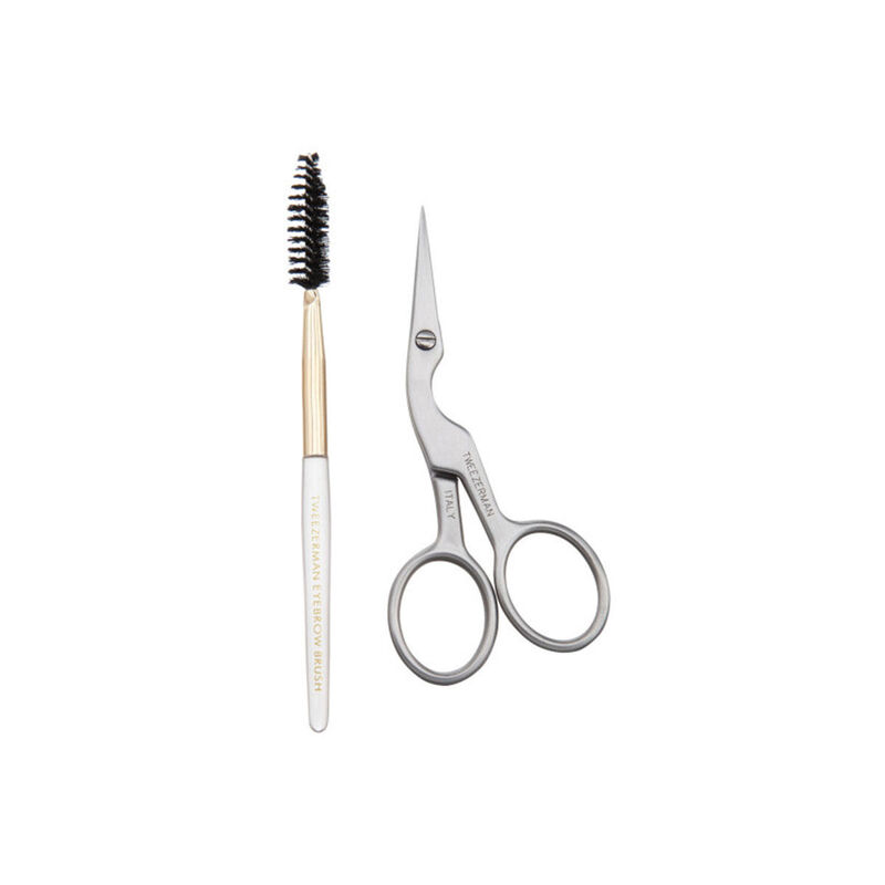 Tweezerman Brow Shaping Scissors & Brush image number 0