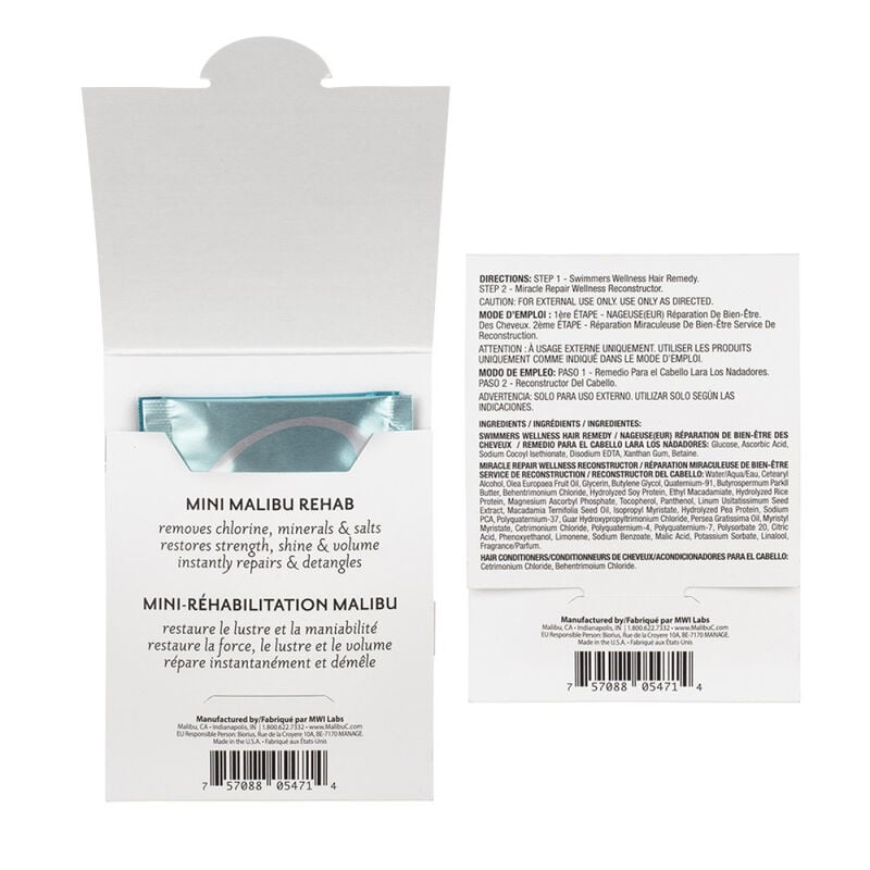 Malibu C Mini Malibu Rehab Swimmers Wellness Kit image number 3