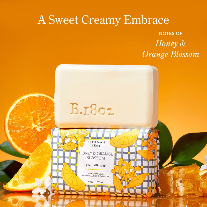 Beekman 1802 Honey Orange Blossom Bar Soap image number 1