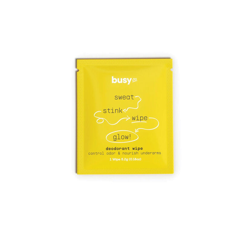 Busy Co. Glow Nourishing Deodorant Wipes image number 1