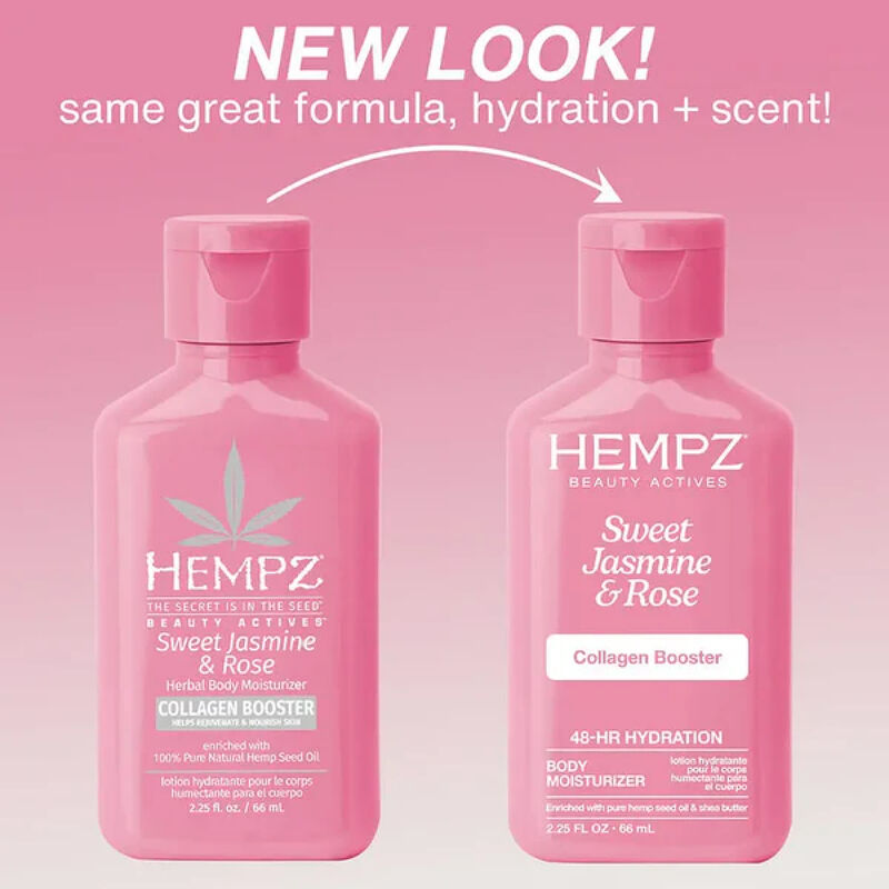 Hempz Sweet Jasmine & Rose Moisturizer Travel Size image number 2