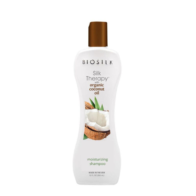 Biosilk Silk Therapy with Organic Coconut Oil Moisturizing Shampoo 12 oz image number 0