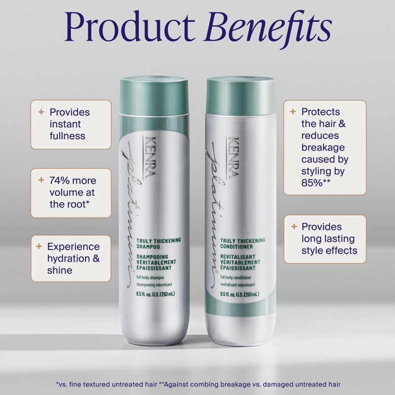 Kenra Platinum Truly Thickening Shampoo image number 3