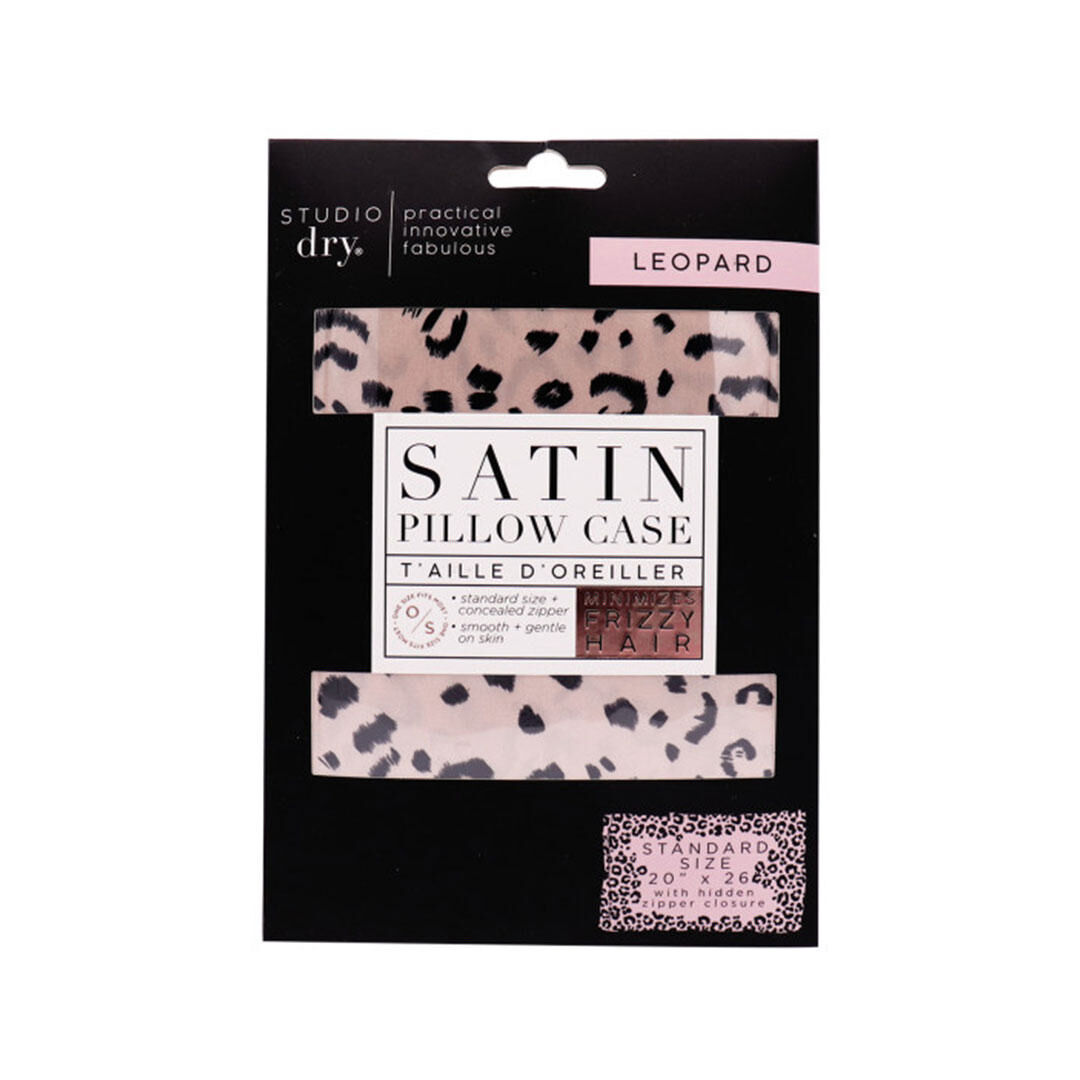 Studio Dry Satin Pillowcase Leopard