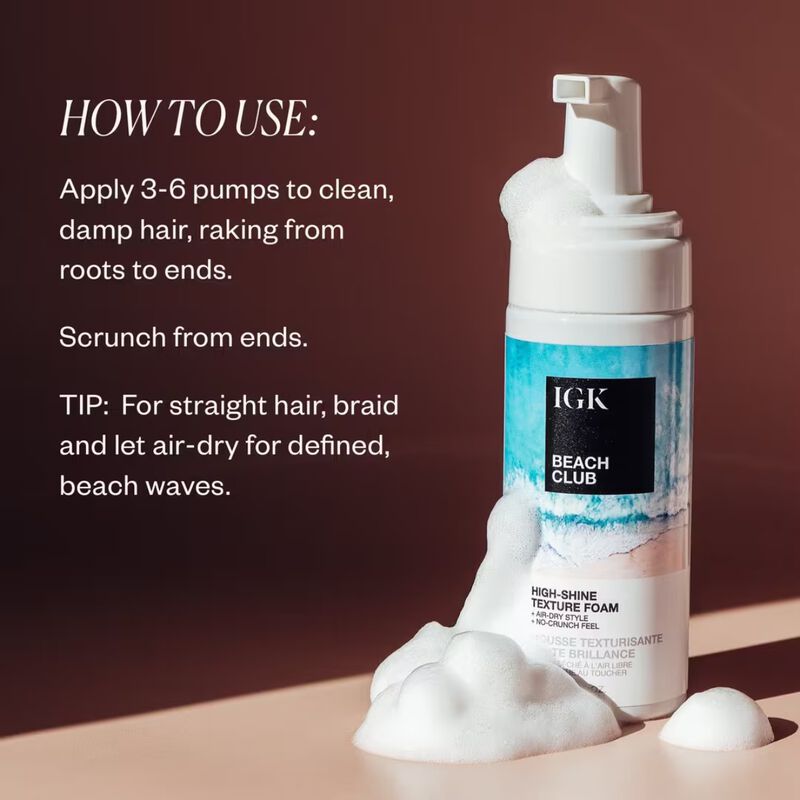 IGK Beach Club High-Shine Texture Foam image number 2