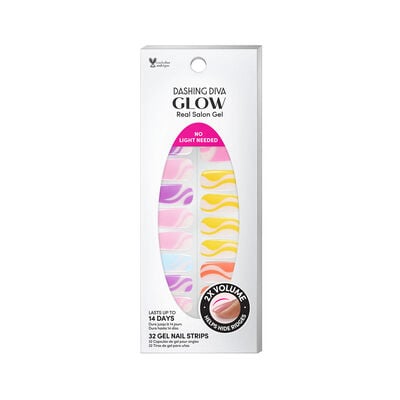 Dashing Diva Glow Gel Nail Strips