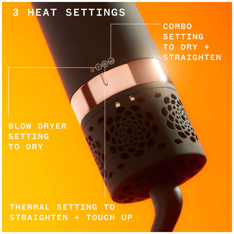 amika Double Agent 2-in-1 Straightening Blow Dryer Brush image number 5