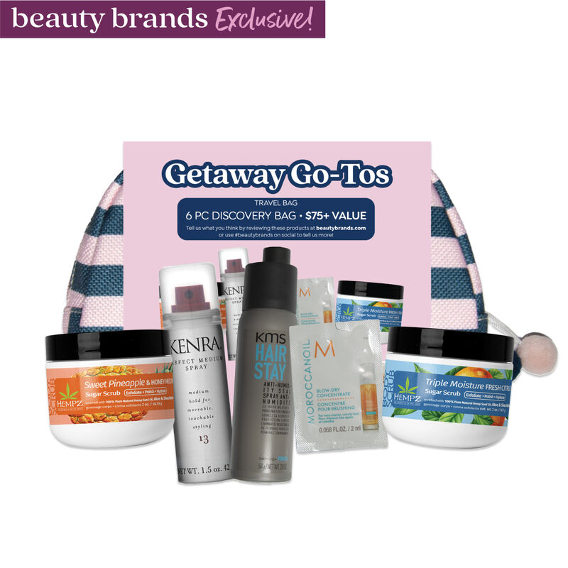 Beauty Brands Getaway Go-Tos - Travel Discovery Bag image number 0