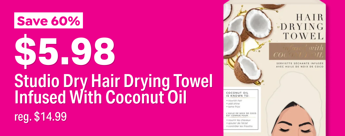 Studio Dry Drying Towel $5.98