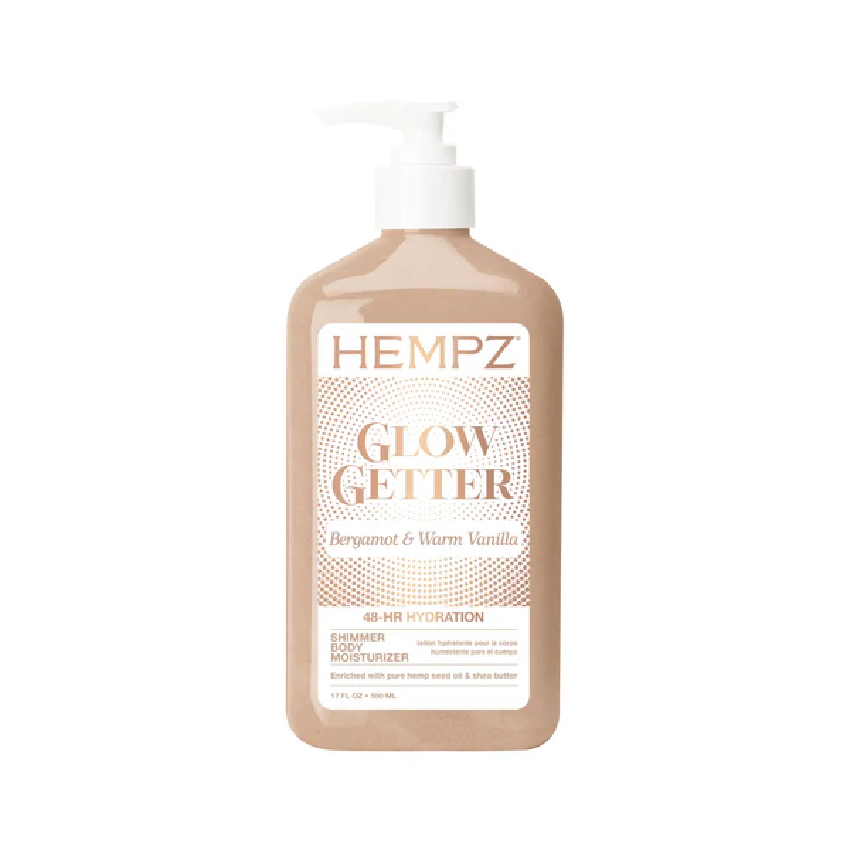 Hempz Glow Getter Herbal Body Moisturizer with Shimmer