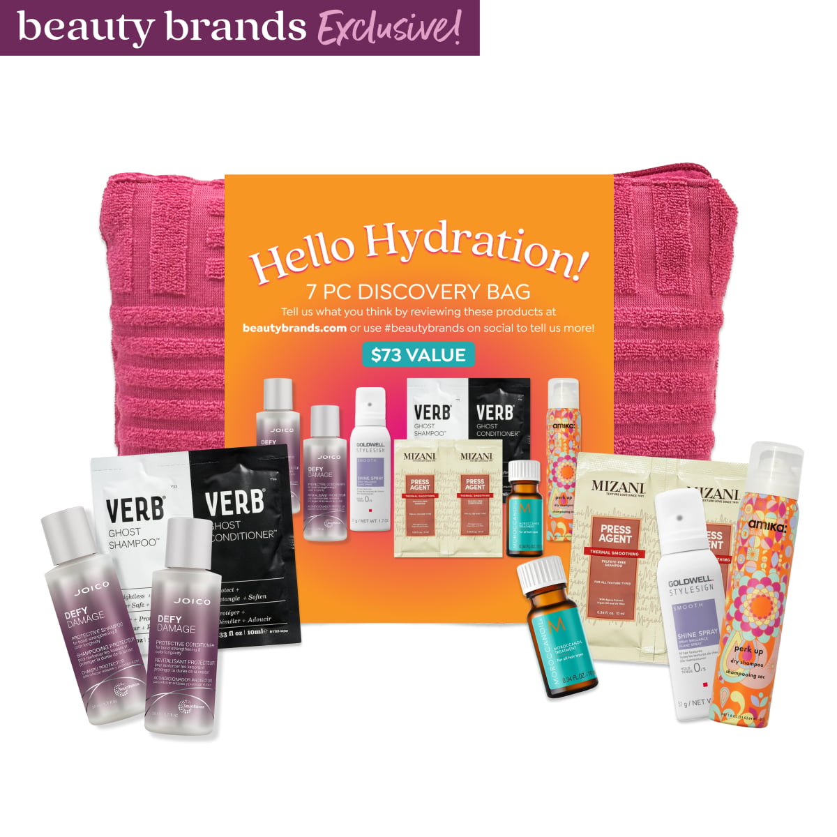 Beauty Brands Hello Hydration! Discovery Bag Beauty Brands Hello Hydration! Discovery Bag