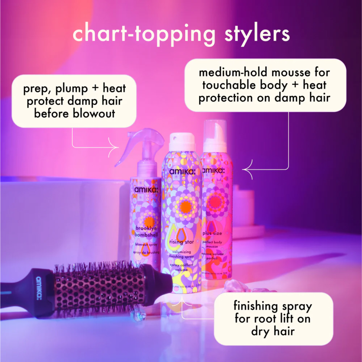 amika Rising Star Volumizing Finishing Spray